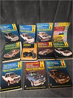 Vehicle repair manuals lot of 11
