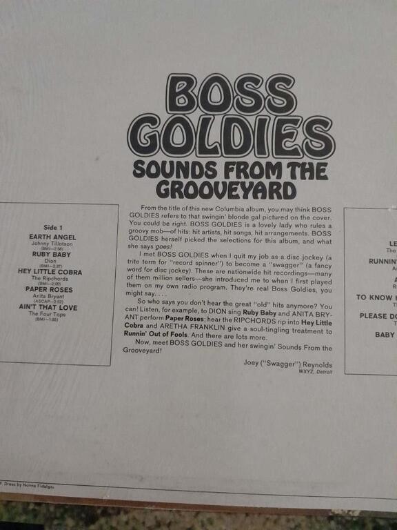 Boss Goldies Sounds from the Grooveyard