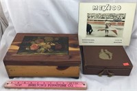 Wooden Box, Small Box, Bullfighting Picture