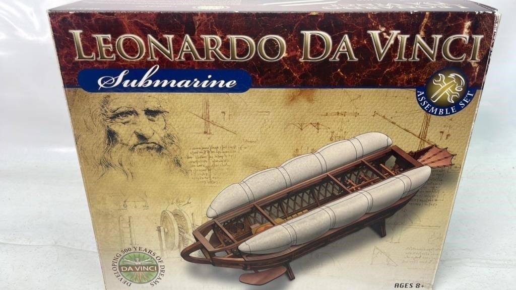 Leonardo Da Vinci Model Kit New Unbuilt