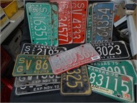 1960's & 70's Lot of Kansas License Plates / Tags