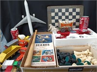 Tonka Toy Trucks, Games, and more chess set,