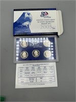 2005 US Mint Quarter Proof Set (Cal, MN, OR, KS, W
