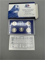 2006 US Mint Quarter Proof Set (NV, NB, CO, ND, SD