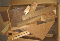 (G) Box of Aged Walnut Wood scraps
