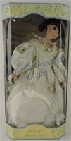 Porcelain doll with box