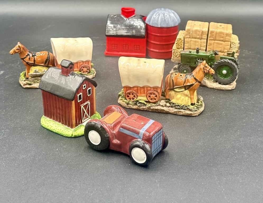 Farm Related Collectible Salt & Pepper Shakers