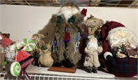 Assortment of Santa’s