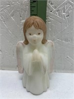 Fenton Art Glass Hand Painted Praying Girl