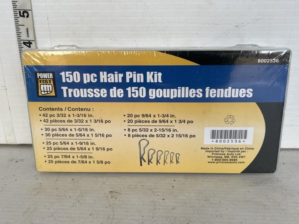 150 pce hair pin kit