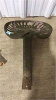 ANTIQUE METAL TRACTOR SEAT