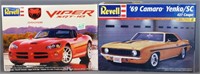 Ravell '69 Camaro & Dodge Viper Model Kits