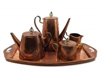 Copper Tea Set