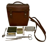 WWII German Leather Medical Case