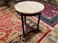 ROUND MARBLE TOP TABLE