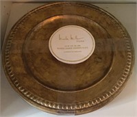 Nicole Miller Home Gold Charger Plates