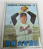 1967 Topps Denver Lemaster Baseball Card