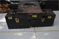 207: Metal box lot