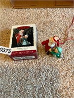 1993 Hallmark  Ornament “ A Fitting Moment”