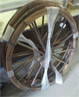 (3) Decor Wagon Wheels