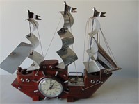 Ship clock.  Clock works, light does not