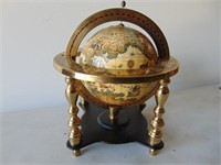 Small old world desk globe