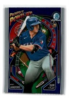 2024 Bowman Chrome Power Up Wyatt Langford Rookie