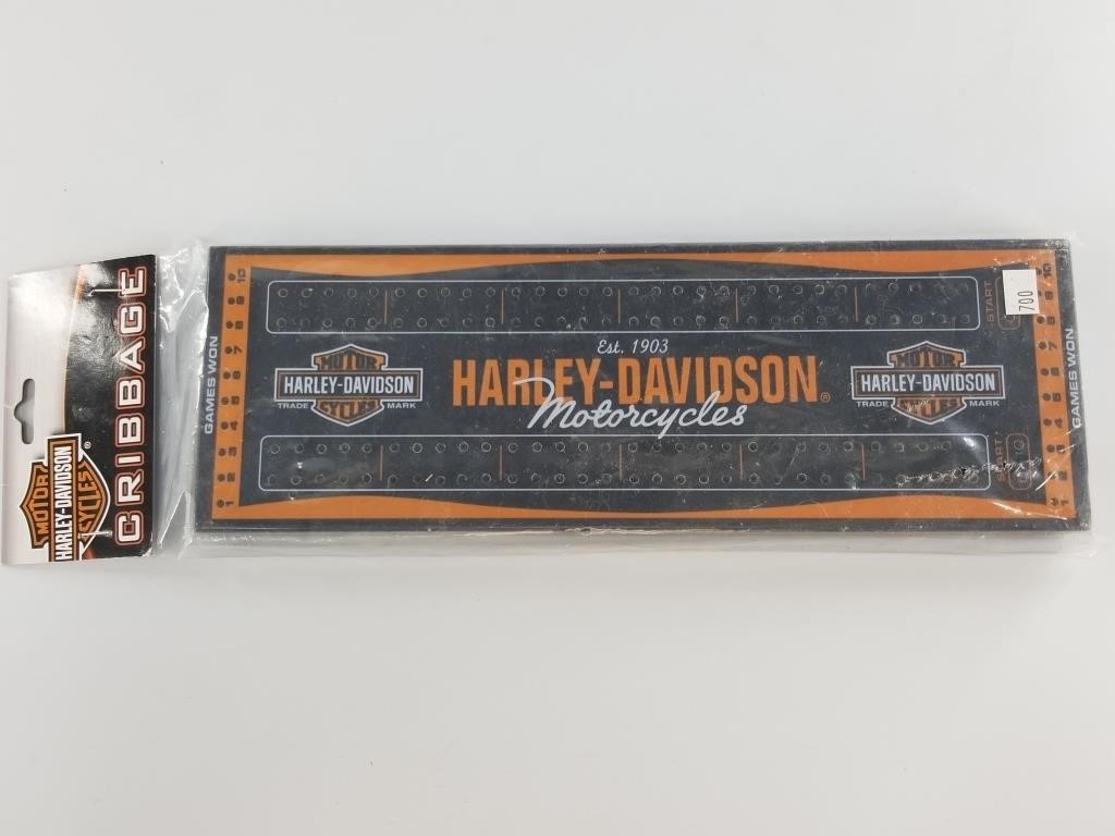 Harley Davidson cribbage board new in package