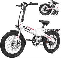 Gotrax R1 Electric Bike  20 Fat Tire  20Mph