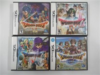 Dragon Quest IV, V, VI, & IX Nintendo DS games