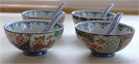 Chinese Soup Bowls set of 4