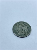1870 3 CENT PIECE