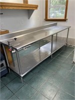 Stainless Steel Table   With attached Edlund # 2