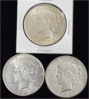 CHOICE of 3 1923 Peace Silver Dollars