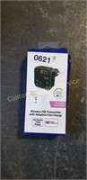 WIRELESS FM TRANSMITTER W/ ADAPTIVE FAST CHARGE