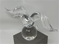 Signed Steuben Crystal Glass Eagle Seagull Bird