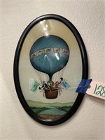 Framed Glass Hand Painted? Wall Picture