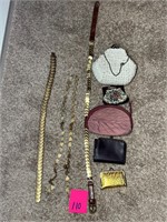 Belts, coin, purses, and vintage formal purse