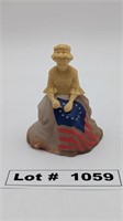 AVON HISTORICAL COLLECTION BETSY ROSS FIGURINE SON