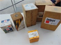 New old stock oil filters, light & air filters