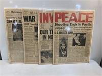 (4) Newspaper Headlines