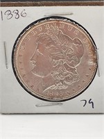 1886 Morgan Silver Dollar