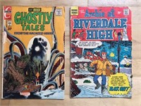 2 VINTAGE COMICS, GHOSTLY TALES AND ARCHIE