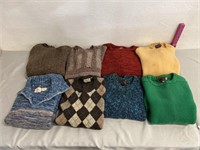 8 Men’s Sweaters Size M & L