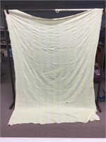 Vintage yellow bed cover