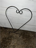 Heart Metal Yard Art
