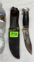 WWII Remington UNMC knife w/sheath