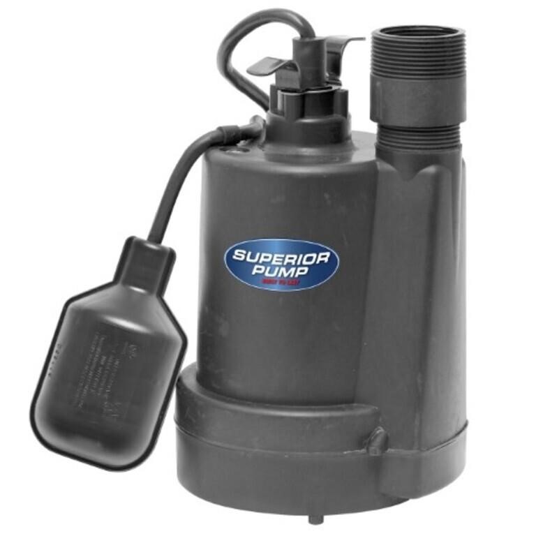 HP Submersible Thermoplastic Sump Pump