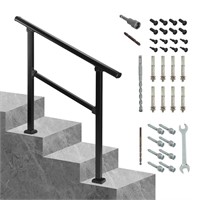 Handrails for Outdoor Steps  3 Steps Outdoor