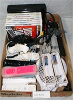 NINTENDO WII GAME CONSOLE WITH GAMES & CONTROLLERS